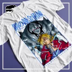 Camisa Fullmetal Alchemist Edward Elric Unissex Camiseta Anime