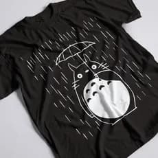 Camisa Studio Ghibli Unissex 100% Algodão Camiseta Anime Totoro
