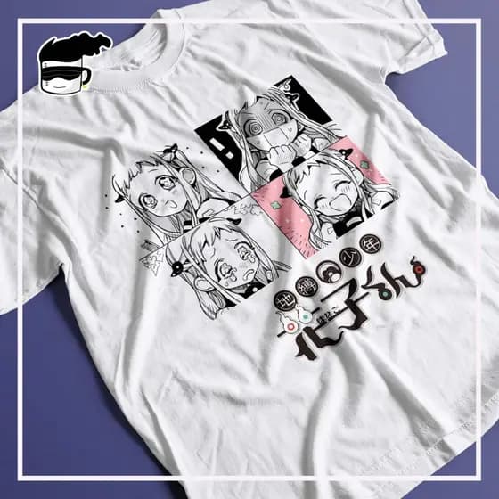 Camisa Toilet Bound Hanako Kun Unissex Camiseta Anime Jibaku Shounen