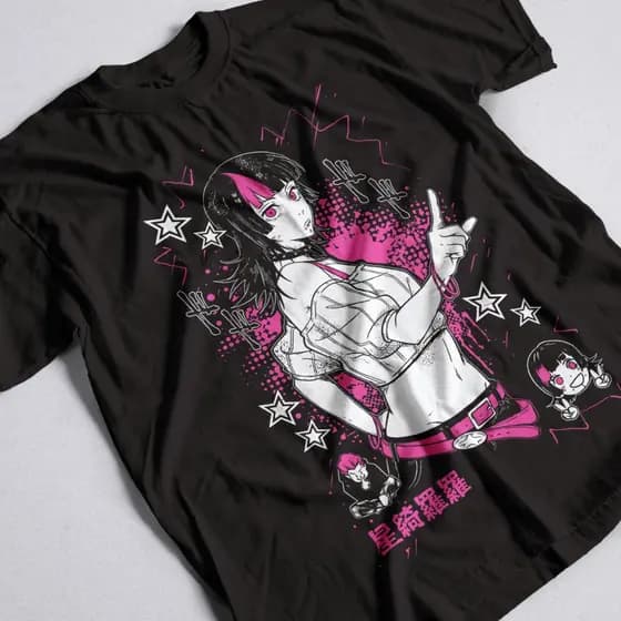 Camisa Kirara Hoshi Anime Jujutsu Kaisen Camiseta Unissex 100% Algodão