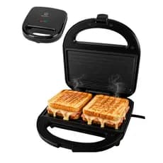 Sanduicheira Grill Elétrica 750W Multifuncional Lunch Time 110V/220V Prensa Dupla Antiaderente