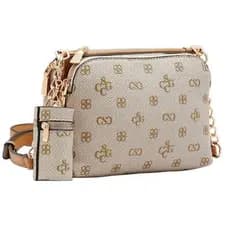 ✨ Bolsa Feminina Chenson Monograma Atemporal 3485417 Original – Compacta e Sofisticada
