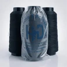 Fio Overlock Preto Kit Com 3 Cones Resistente E Forte Envio Imediato