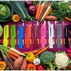 Fatiador de Couve e Repolho Fininho Prático | Cortador Manual de Legumes e Frutas em Aço Inoxidável - uso Fácil e seguro