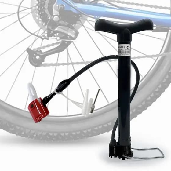 Bomba De Ar Manual Para Pneu Moto Carro Bicicleta Boia
