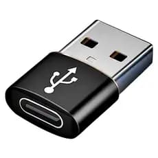 Adaptador USB Tipo C Fêmea Para USB Macho Conversor OTG Cabo Dados Pen Drive Notebook Celular