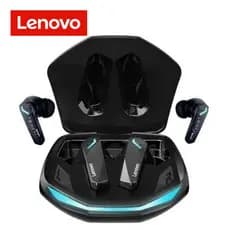Fone De Ouvido Gamer Lenovo Gm2 Pro Sem Fio Com Microfone Tws Bluetooth 5.3 Baixa Latência Original