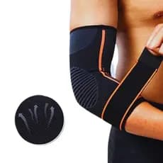 Cotoveleira Tendinite De Compressão Futsal Protetor Ortopédico Epicondilite Tensor Cotovelo Ajustável