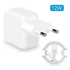 Fonte Carregador 12W Rápido Com Cabo Usb Para iPad 4 5 iPhone 6s 7 8 X Se 11