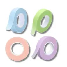 4 Rolos Fitas De Extensão De Cílios Coloridas Adesivas Adesivos Suaves E Respiráveis Fita Adesiva De Enxerto Falsos Maquiagem 9m