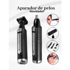 Maquina Aparelho Aparador De Pelo Nariz Orelha Bigode Km6511