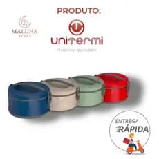 Organizador Térmico Milão Unitermi 1,5L Marmita Pote Térmico Com Tampa