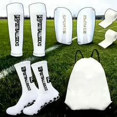 Equipamento esportivo de futebol FS5 peças adequado para competição meias de futebol antiderrapantes respirável suor-A