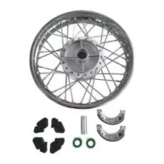 Kit Roda Traseira Biz 100 Biz 110 Biz 125 Aro Raios Cubo Montado