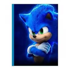 Adesivo para Capa de Caderno Escolar Sonic