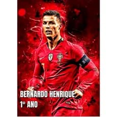 Adesivo Para Capa De Caderno Escolar Futebol Cristiano Ronaldo