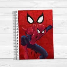 Adesivo Para Capa de Caderno Escolar Homem-Aranha