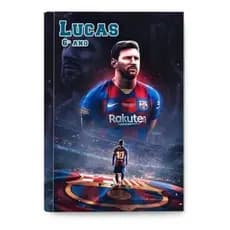 Adesivo Para Capa De Caderno Escolar Futebol Messi