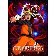 Adesivo Para Capa De Caderno Escolar Naruto