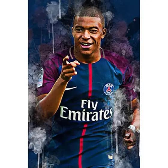 Adesivo Escolar Para Capa de Caderno Futebol Mbappé
