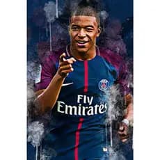 Adesivo Escolar Para Capa de Caderno Futebol Mbappé