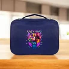 ESTOJO ORGANIZADOR BOX GRANDE GUERREIRAS DO K-POP HUNTRIX IDEAL PRA ESCOLA.