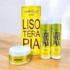 Kit Crescimento Acelerado Lisoterapia Força Capilar Completo Shampoo + Condicionador + Máscara Hidratação