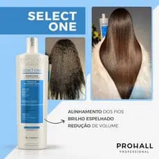 Prohall Select One Mascara Tratamento Brilho Intenso Antfriz Realinhamento Sinergico