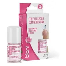 Unhas Base Fortalecedora Queratina Crescimento Brilho Blant