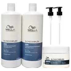 Kit Wella Blondorplex Loiras Quebradiços Danificados Reconstrução Química Descoloração