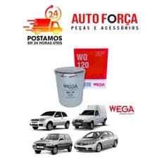 FILTRO DE ÓLEO UNO FIORINO PALIO SIENA MOTOR FIRE WO120 WEGA