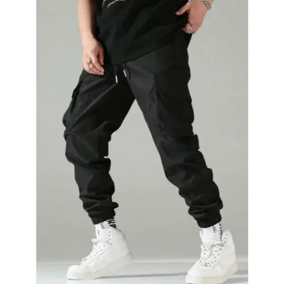 Calças Jogger Camuflada Sarja Masculina Punho Elastico