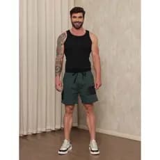 Bermuda Cargo Sarja com bolso Premium Streetwear Masculino Original