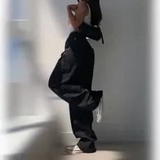 Calça Cargo Caqui,Preto, Bege Sarja Skate C/ Elástico unisex