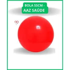 Bola Suíça para Pilates e Yoga 55cm - AAZ Saúde ( SEM CAIXA, SEM BOMBA E COR DISPONIVEL EM ESTOQUE)