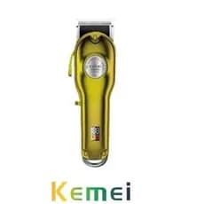 Maquina de Corta Cabelo Profissional kemei km-1986 Dourado