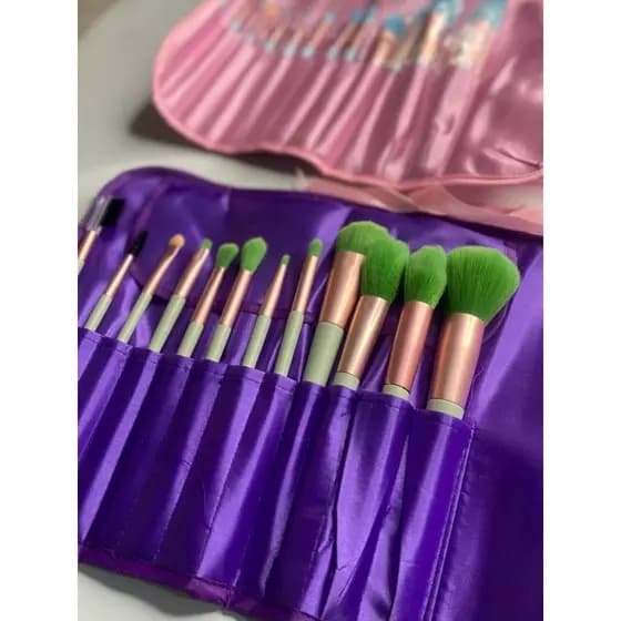 Kit 12 Pçs Pincéis De Maquiagem Contorno Kabuki Profissional