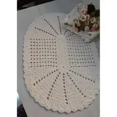 Tapete de Crochê/Decoração/Colorido/Multiuso
