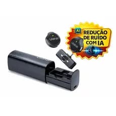 Microfone de Lapela Sem Fio Ulanzi A21 USB-C com Redução de Ruído IA
