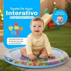 Tapete Infantil de Atividades para  Bebê Inflável