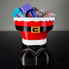 Bomboniere Personalizada NATAL Baleiro Decoracao Criativa Organizador de Mesa Impressao 3d