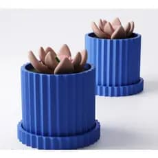Vaso de Planta DECORATIVO MINIMALISTA Luxuoso Decor Home Centro de Mesa Impressao 3d
