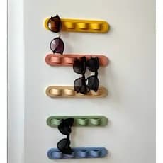 Suporte Parede OCULOS DE SOL MINIMALISTA Decoracao Casa Organizador de Objetos Plastico Impressao 3d