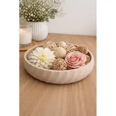 Vaso centro de mesa PORTA OBJETO organizador de joias chaves e acessorios decorativo minimalista luxuoso impressao 3d