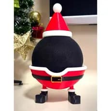 Suporte Alexa Mesa Echo Dot Geração 4 e 5 NATAL 3d Enfeite Decorativo Quarto Sala Apoio Mesa