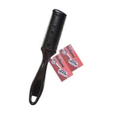 PENTE NAVALHA preto para barbeira