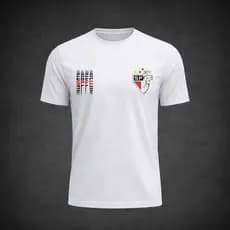 Camisa Masculina  SPFC Dry Fit  -  Tricolor Camisa De Time Tricolor, Ideal Para Treino, Corrida, Academia