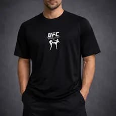 Camisa DryFit Premium UFC 01 - Ideal Para Treinos, Academia, Corrida, Crossfit, Uso Casual