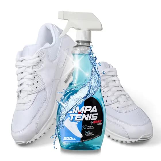 Limpa Tênis Spray Premium 500ml Limpeza Profunda Profissional Sapato Envio Imediato