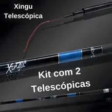 Kit pesca Completo 2 Varas Telescopicas Varios Tamanhos Caniço de Pesca + Enrolador de Linha Gratis Carbono Vara Barato